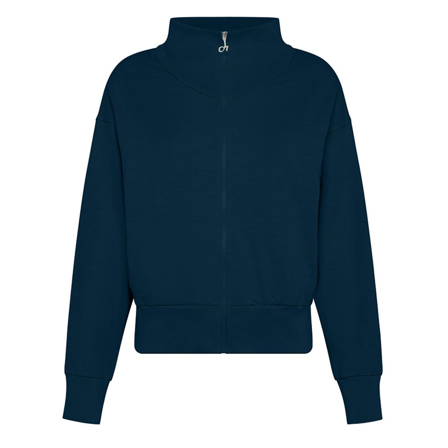 Felpa fiammata con zip da donna Deha | D2233225515